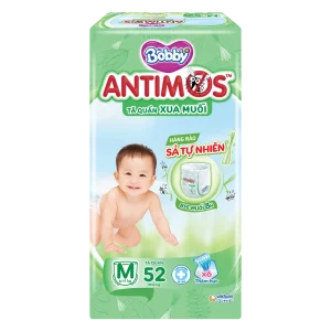 Tã quần Bobby Antimos Xua Muỗi (size M, 52 miếng)