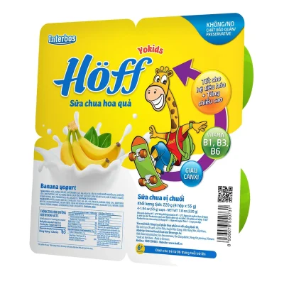 Sữa chua hoa quả Hoff